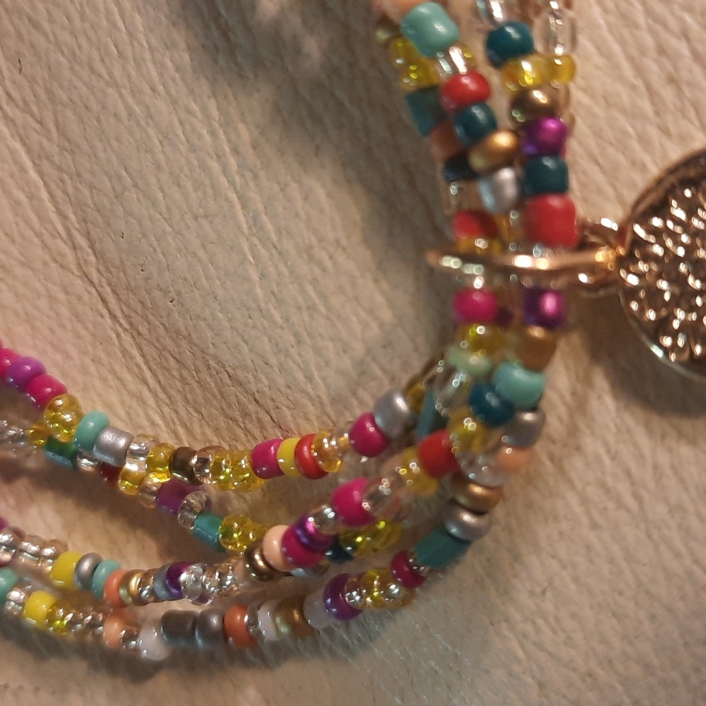Gypsy Sun Hand Crafted Rainbow child tree lover Bracelet - Picture 4 of 9